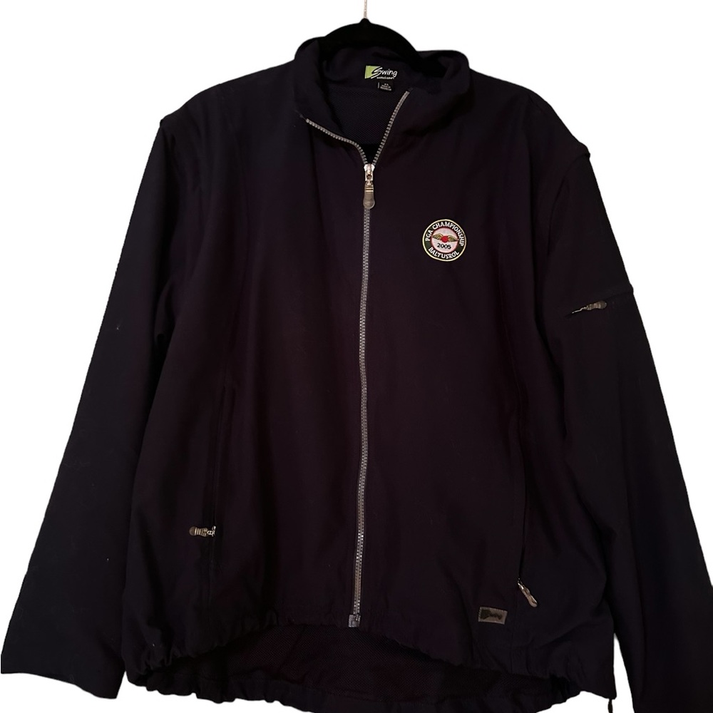 PGA Navy Size XL Travel Jacket Professional Golfers Association 2005 Baltistrol,